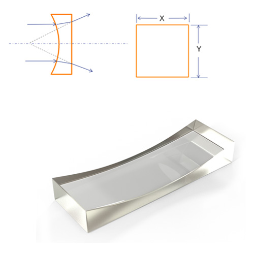 2 Plano Concave Cylindyrical