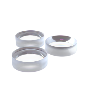 Fused quartz meniscus lens