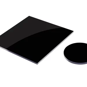 Black glass filter