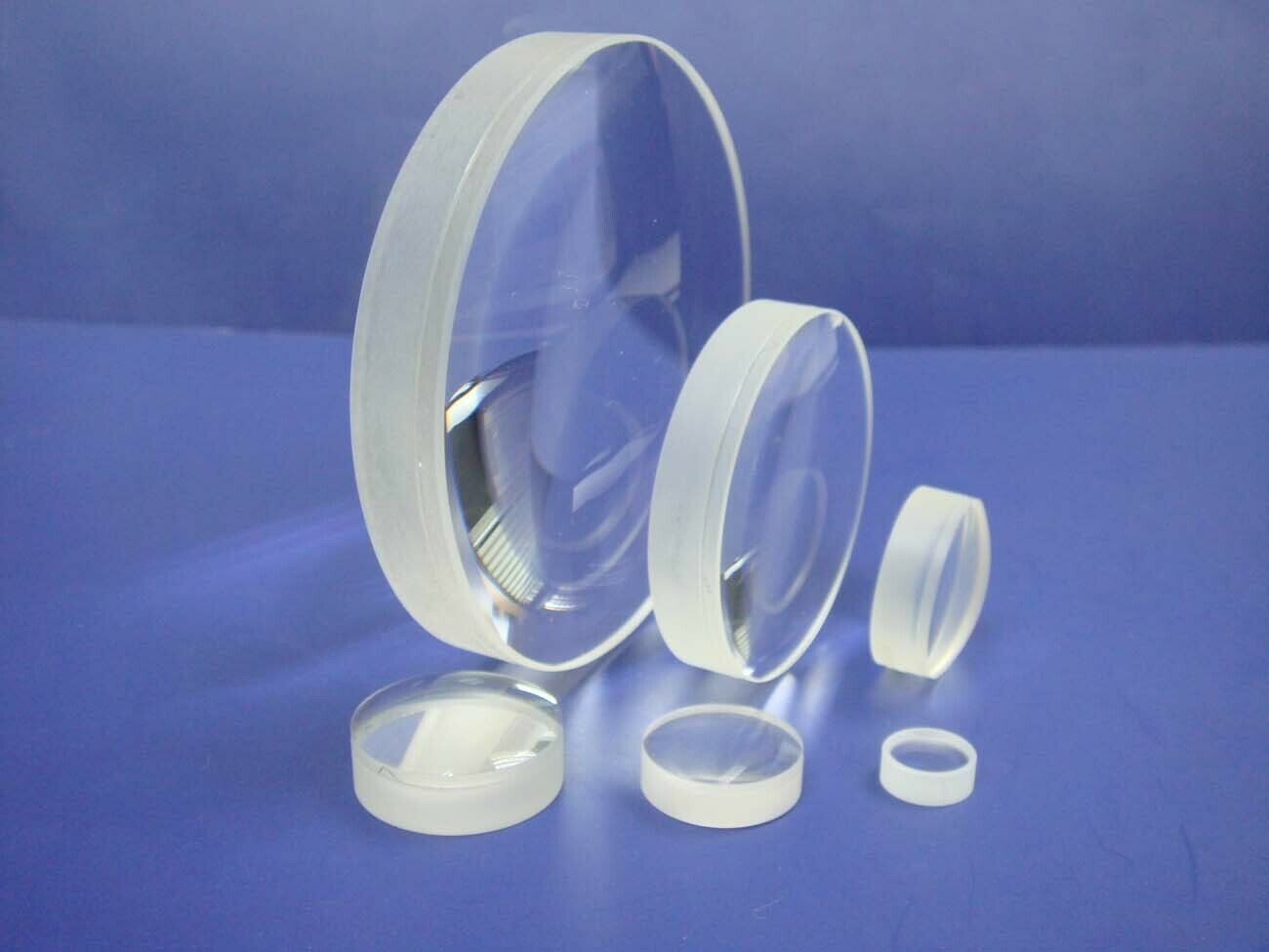 visible light VIS coating double concave lens