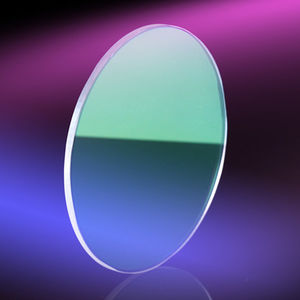 semi-transparent and semi-reflective mirror