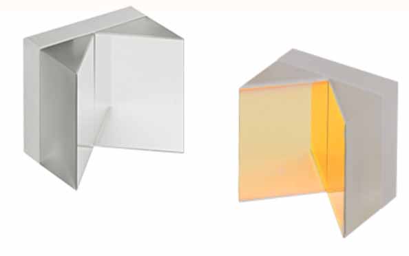 Hollow roof prism reflectors 1