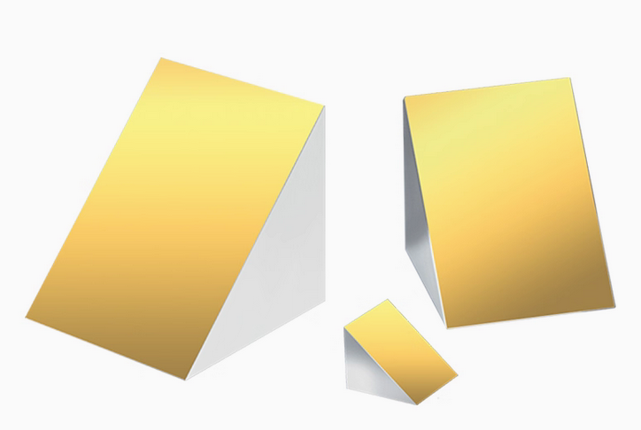 gold coated right angle mirror
